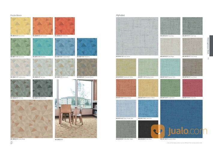 Vinyl Roll LG ABC Tebal 2mm - Vinyl Roll Anti Bakteri Harga Terjangkau