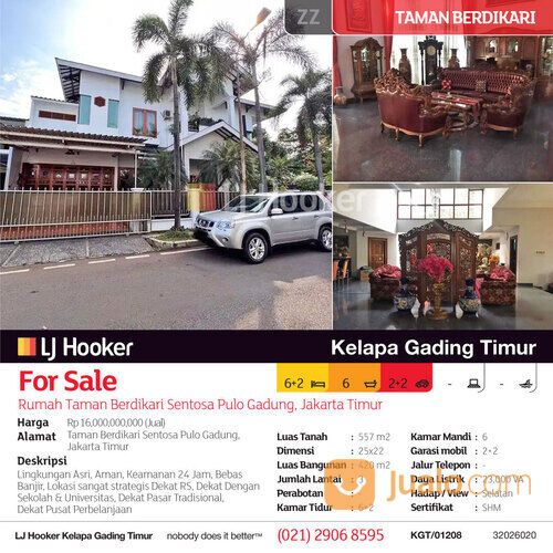 Rumah Taman Berdikari Sentosa Pulo Gadung, Jakarta Timur