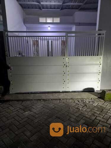 PAGAR GESER PLAT MINIMALIS