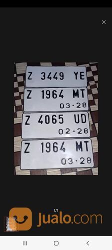 JASA BIKIN PLAT NOMOR MOTOR/MOBIL