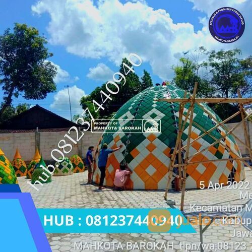 Kubah Masjid Miror Gold - Kubah Masjid Aluminium