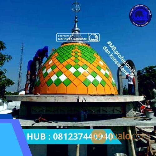 Kubah Masjid Miror Gold - Kubah Masjid Aluminium