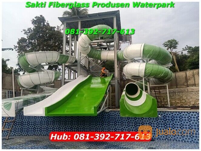Produsen wahana perosotan waterboom kolam renang lengkap berkualitas