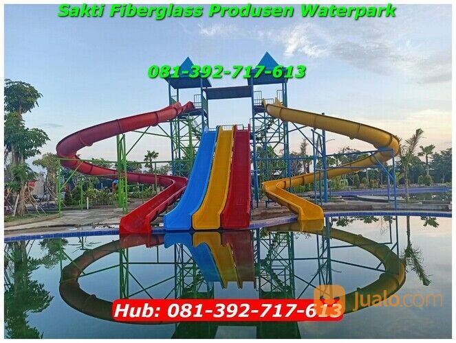 Produsen wahana perosotan waterboom kolam renang lengkap berkualitas