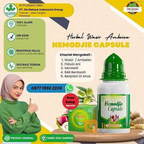 Obat Ambien Stadium 3 Mengempeskan Benjolan Ambien dengan Singkat dengan HEMODJIE FREE salep wasir