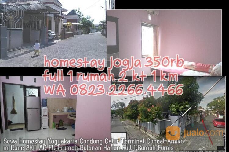 Sewa Homestay Yogyakarta Condong Catur Terminal Concat Amikom Conc 2KT AC Fll 1 rumah Bulanan Harian