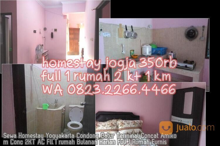 Sewa Homestay Yogyakarta Condong Catur Terminal Concat Amikom Conc 2KT AC Fll 1 rumah Bulanan Harian