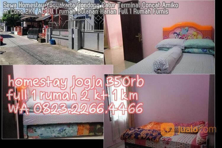 Sewa Homestay Yogyakarta Condong Catur Terminal Concat Amikom Conc 2KT AC Fll 1 rumah Bulanan Harian