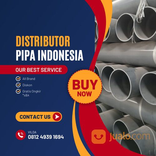 DISTRIBUTOR PIPA INDONESIA - SUPPLIER PIPA HDPE PPR PVC 2023