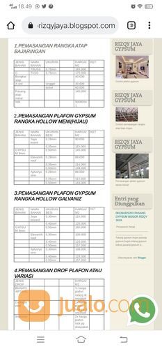 081294322202 TUKANG PASANG GYPSUM CIPETE PESANGGRAHAN GANDARIA LEBAK BULUS PONDOK LABU