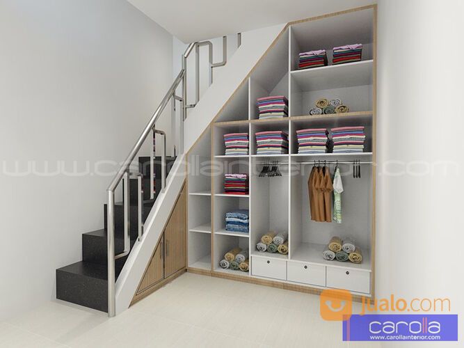 Kabinet Bawah Tangga Lemari Bawah Tangga Custom Termurah