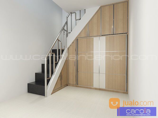 Kabinet Bawah Tangga Lemari Bawah Tangga Custom Termurah