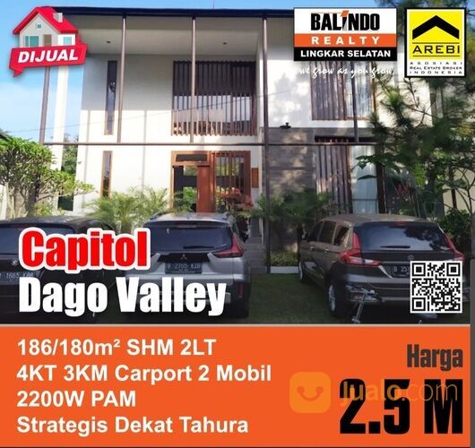 STRATEGIS Rumah Cisitu DKT Kampus STKS ITB Unikom & ITHB Bandung Utara