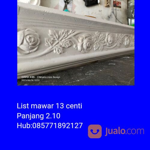 Harga list plafon gypsum list wallmolding Jakarta Bekasi Bogor depok