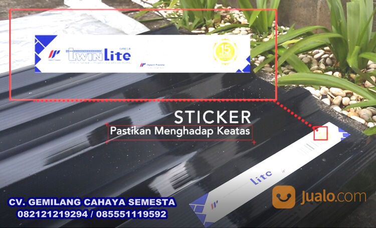 Twinlite Greca ( 6 M ) / Atap Polycarbonate Twinwall Corrugated