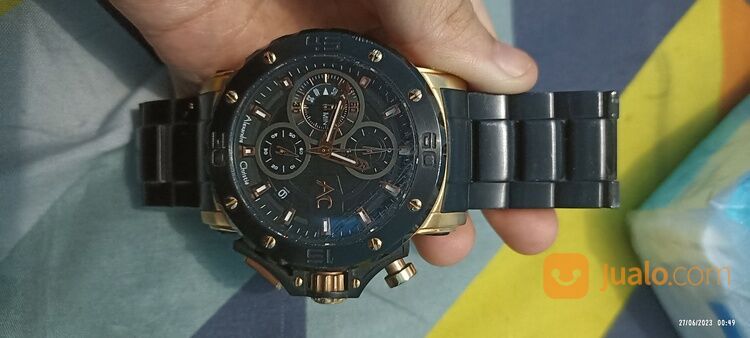 Jam tangan second alexandre christie AC 9205 MC tanpa box harga termurah