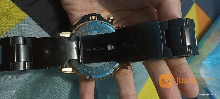 Jam tangan second alexandre christie AC 9205 MC tanpa box harga termurah