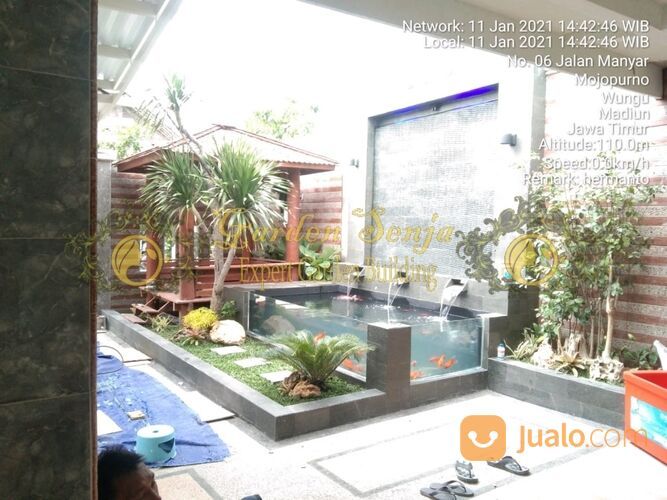 Jasa tukang kolam koi minimalis magetan biaya murah dan bergaransi