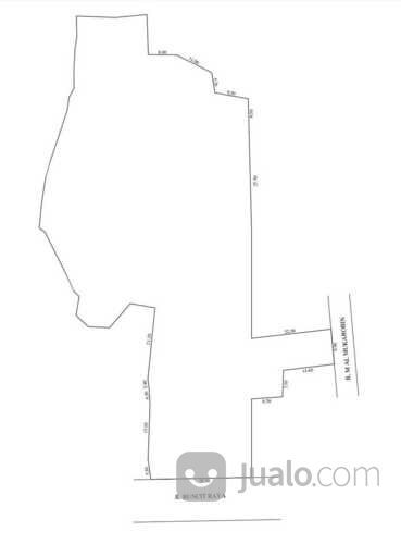 Tanah Dibawah NJOP Tepi Jalan Warung Buncit Raya Pasar Minggu Jakarta Selatan