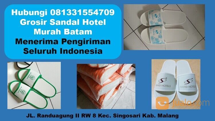 Hubungi 081331554709 - Harga Grosir Sandal Hotel Batam