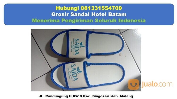 Hubungi 081331554709 - Harga Grosir Sandal Hotel Batam