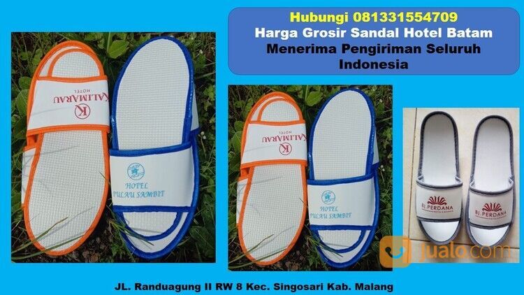 Hubungi 081331554709 - Harga Grosir Sandal Hotel Batam