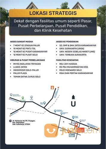 Perumahan Elite di lingkungan UNS solo dan exsit toll