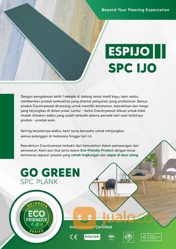 SPC FLOORING ESPIJO SPC ijo uk.18cm x 1,22m tebal 4mm