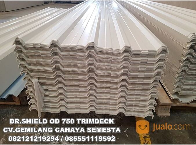 DR.Shield 0D 750 TRIMDECK - 5 Meter (Single Layer) - Atap UPVC