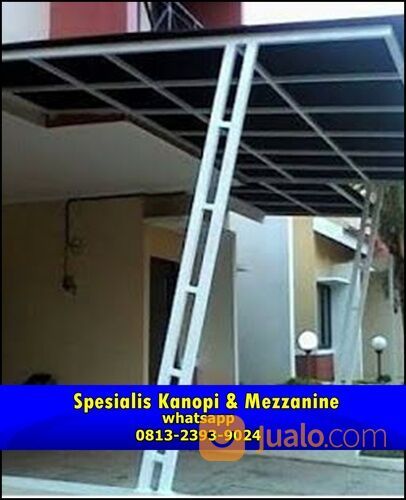 jasa kanopi / mezzanine kaca tempered 10mm ~Qb013