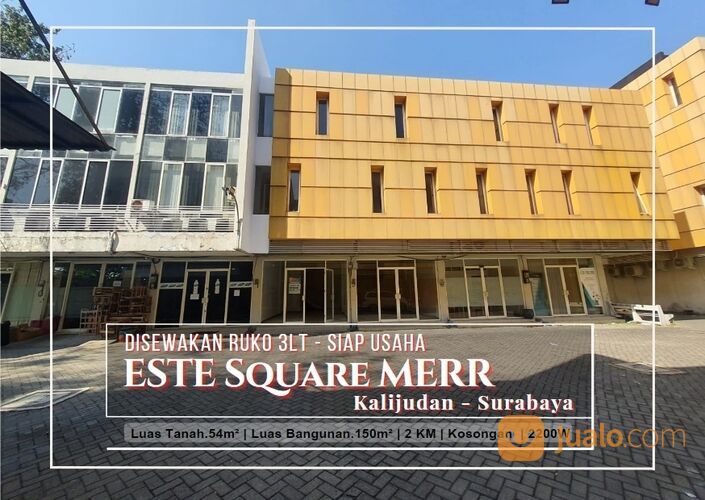 Ruko ESTE Square MERR, Surabaya 3Lt Siap Usaha