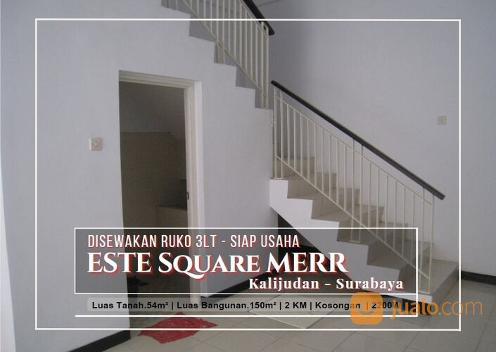 Ruko ESTE Square MERR, Surabaya 3Lt Siap Usaha