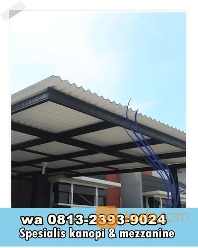 kanopi 1 tiang di Cibitung #13