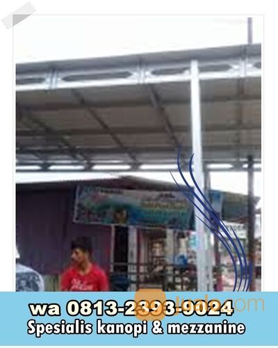 kanopi 1 tiang di Cibitung #13