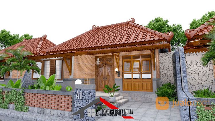 RUMAH ETNIK DI KULON PROGO HARGA 400 JUTAAN