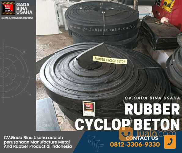 Produsen Rubber Sheet Landasan Beton Cyclop