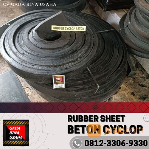 Produsen Rubber Sheet Landasan Beton Cyclop