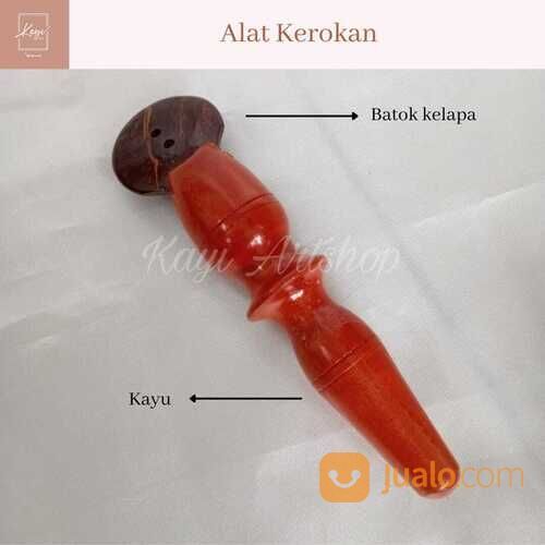 Alat Kerokan Kerik Badan Punggung Batok Kelapa|Kerikan Kerok Badan