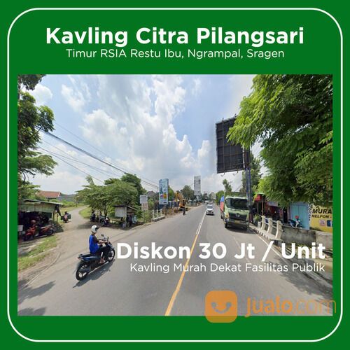 Tanah Kavling Murah Hanya 1 Menit Dengan Elok Waterpark Sragen