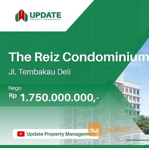APARTEMEN THE REIZ CONDO MEDAN FULL FURNISH TERAWAT DAN CANTIK