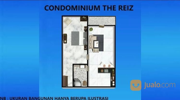APARTEMEN THE REIZ CONDO MEDAN FULL FURNISH TERAWAT DAN CANTIK