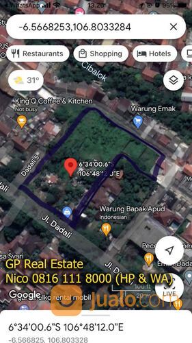 Tanah di Bogor jl Dadali Tanah Sereal luas 4.413 m2 jalan muat 2mobil n938