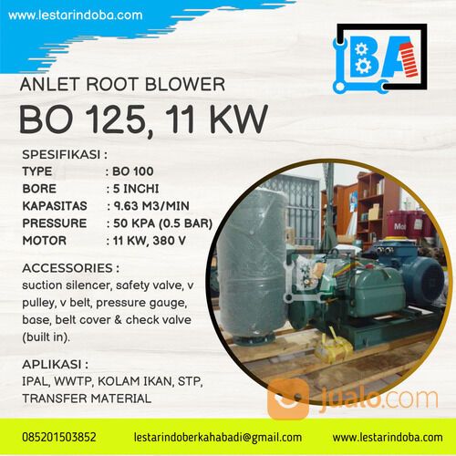Root Blower IPAL WWTP Anlet Di Surabaya