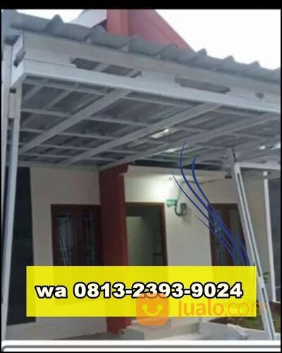 variasi tiang kanopi besi hollow