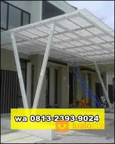 variasi tiang kanopi besi hollow