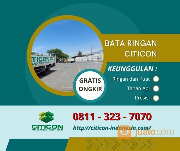 Bata Ringan Citicon Probolinggo, 0811-323-7070 (TLP/WA)