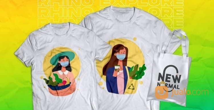 Konveksi Jasa Sablon Kaos di Baubau