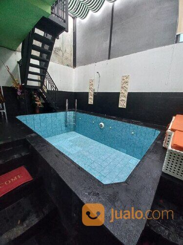 Rumah Villa Full Furnished Mewah Plus Kolam Renang Belakang UMM Malang