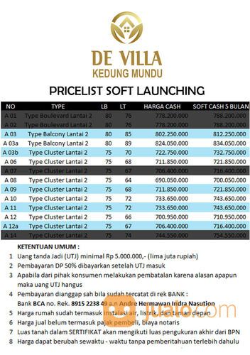 de villa kedungmundu