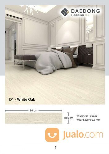 Lantai Vinyl Daedong tebal 2mm (1 box isi 3,32m2)